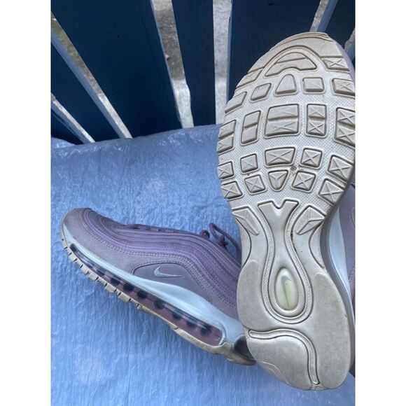 Nike Women’s Air Max 97 Premium 917646-500 Lace Up Pink Sneaker Shoes Sz 7.5 US - Picture 10 of 11
